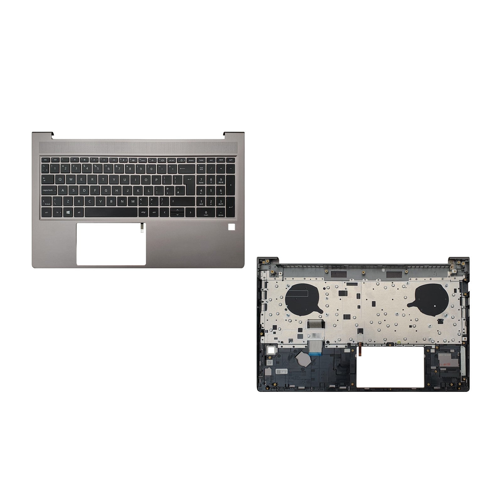 HP N06912-031 Replacement Palmrest Keyboard Backlit UK Layout