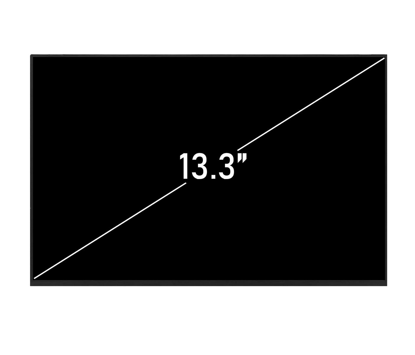 BOE-Hydis NV133FHM-N6L 13.3" laptop screen panel front view