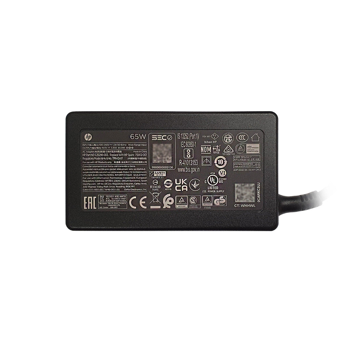 HP 20V 3.25A 65W Laptop Adapter 4.5mm x 3.0mm Pin Size