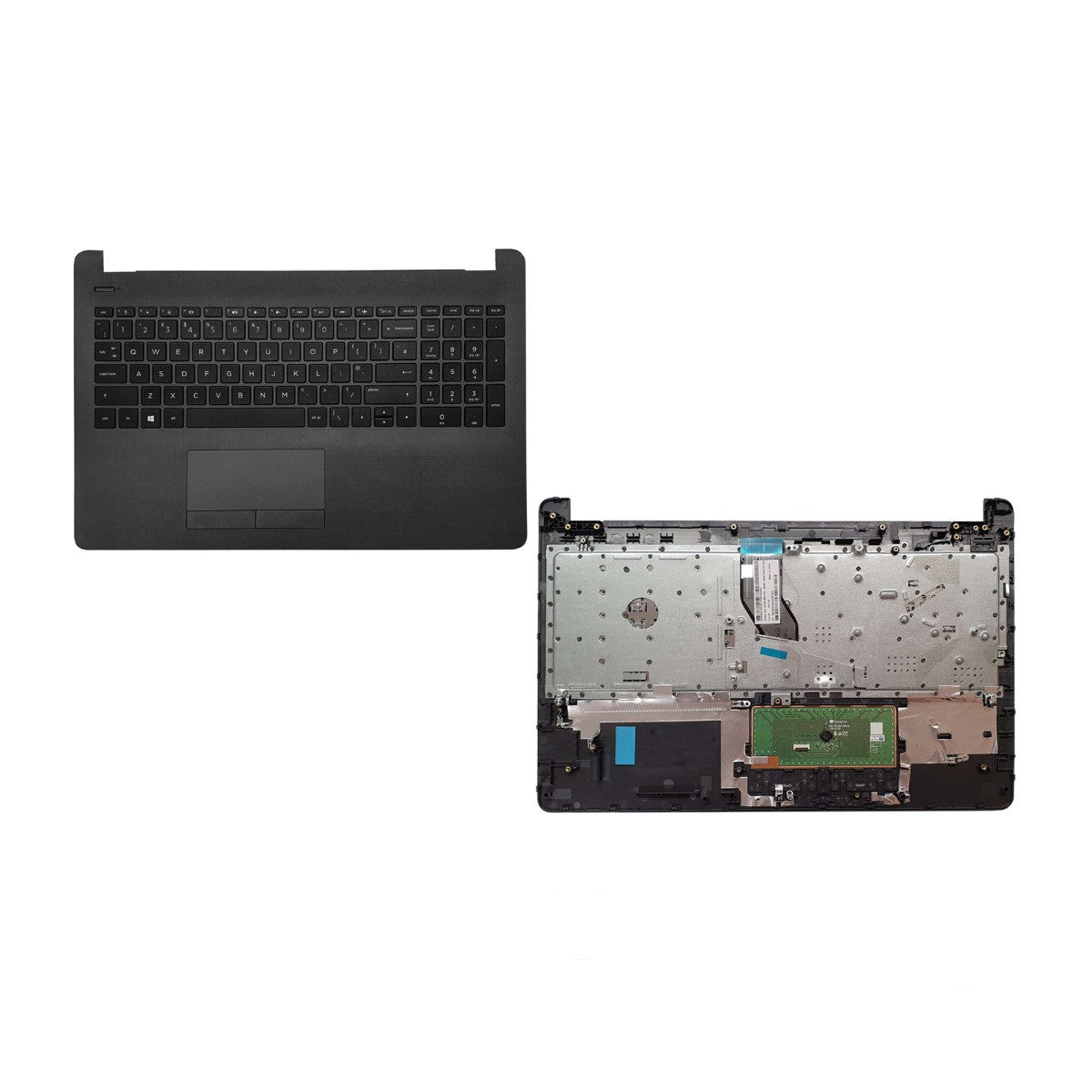 HP 15-BR Laptop Keyboard Palm Rest Replacement TouchPad Included