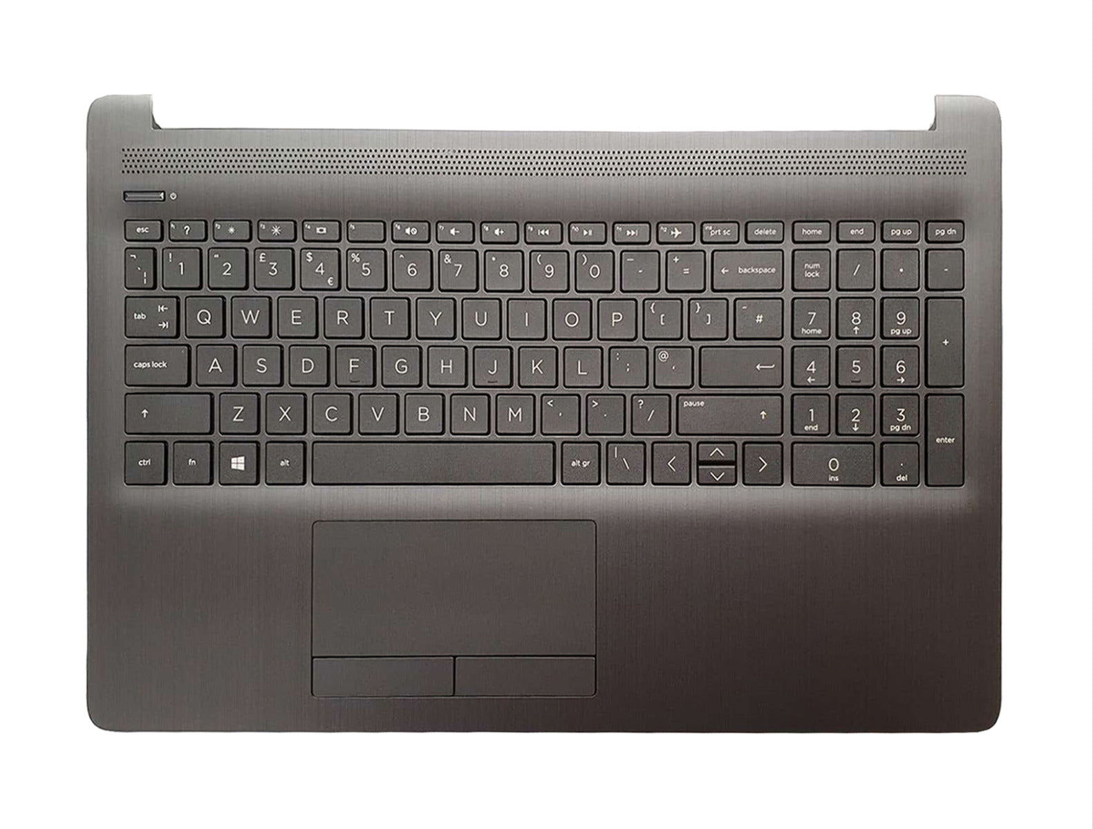 HP L20386-031 laptop palmrest upper case replacement Including Touchpad
