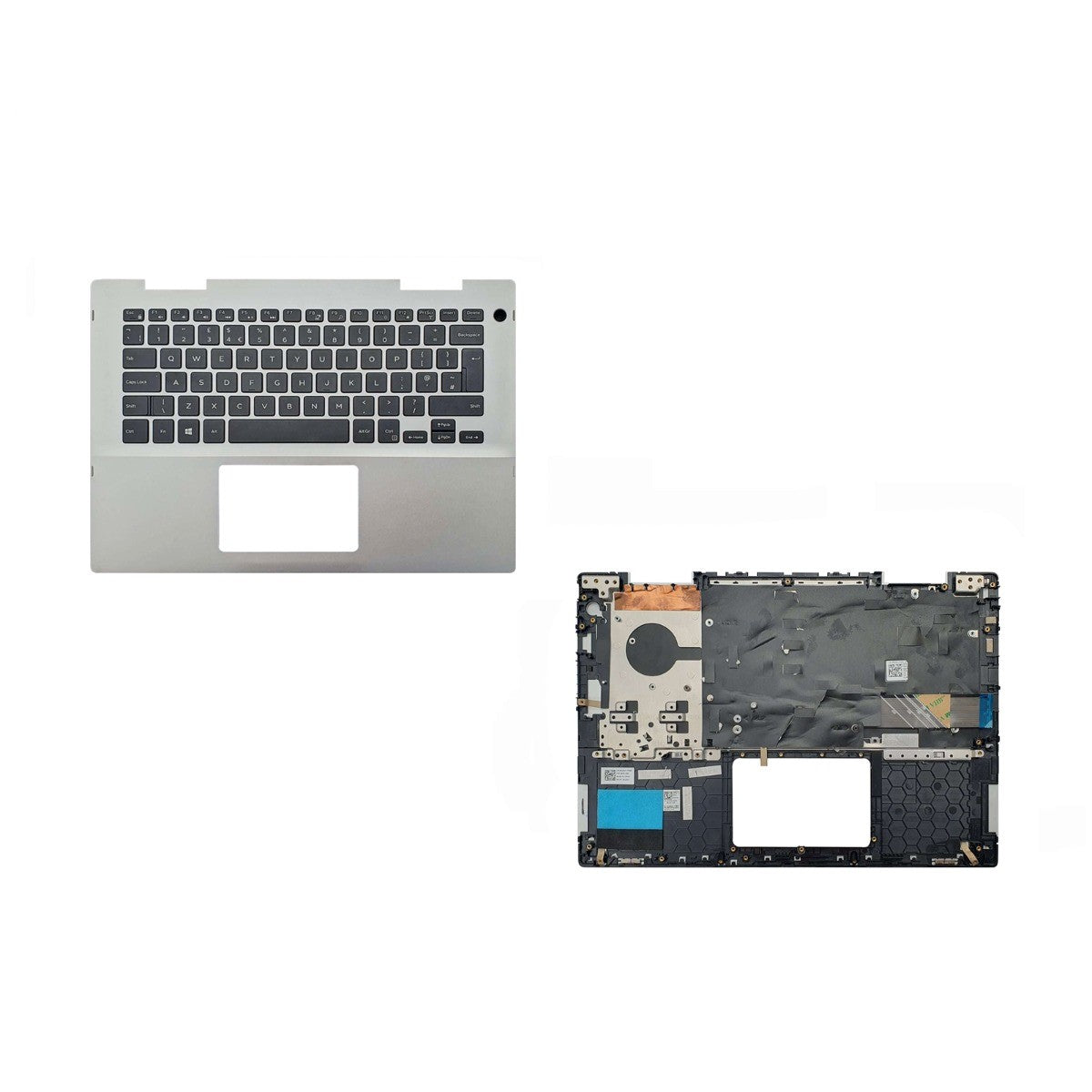 Dell Inspiron 5482 UK Keyboard Palmrest Replacement Assembly