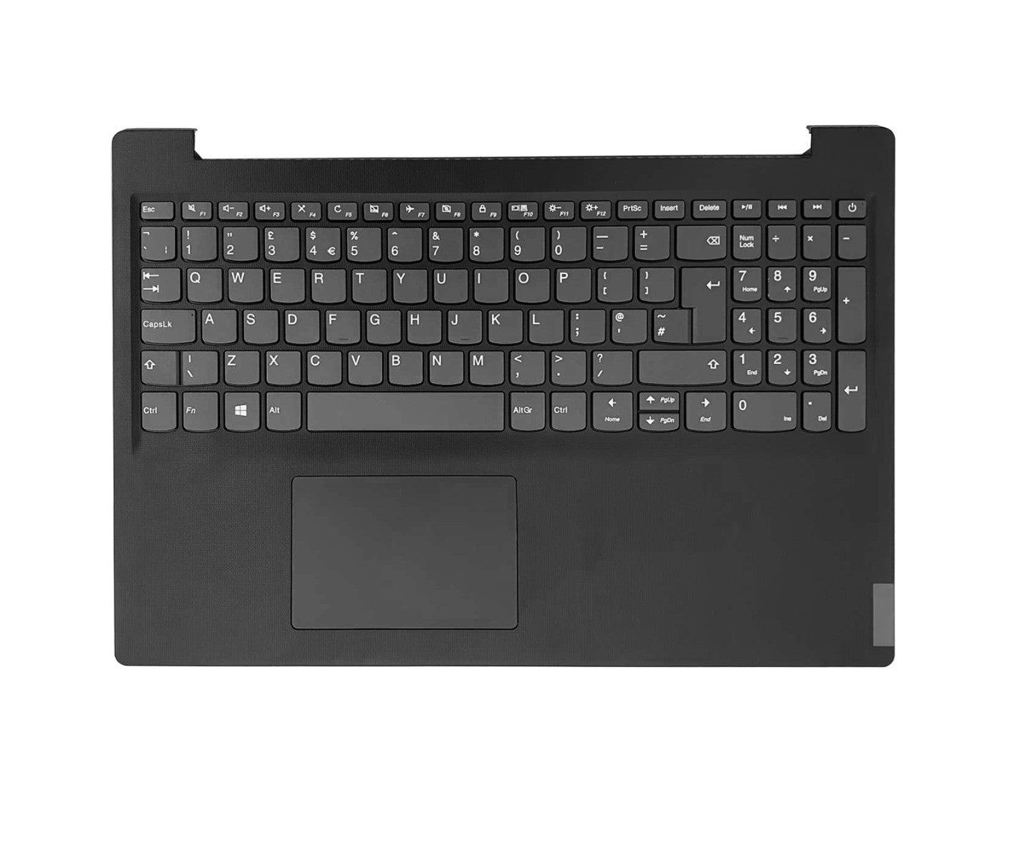 Lenovo 5CB0S16766 black keyboard and palmrest spare part UK layout