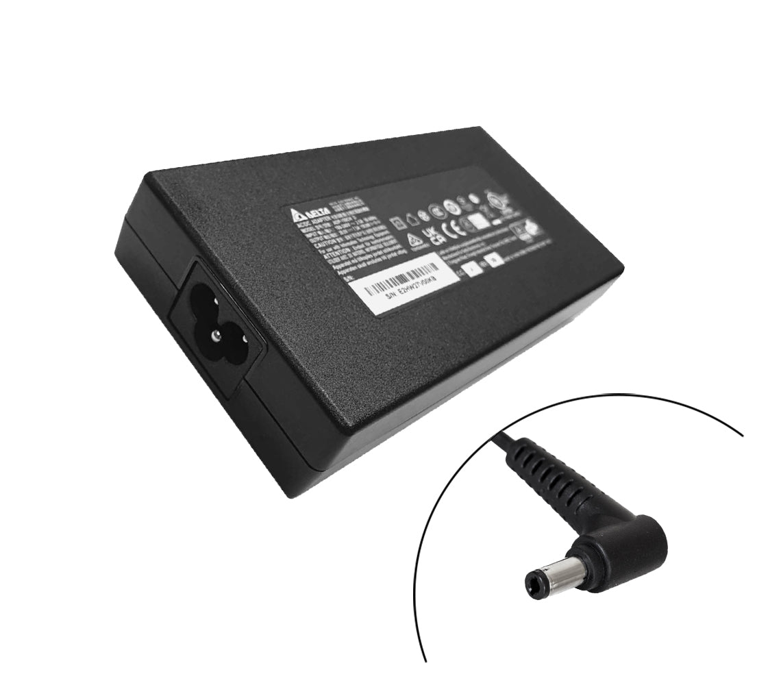 Delta 20V 6A 120W laptop charger with 5.5x2.5mm UK plug
