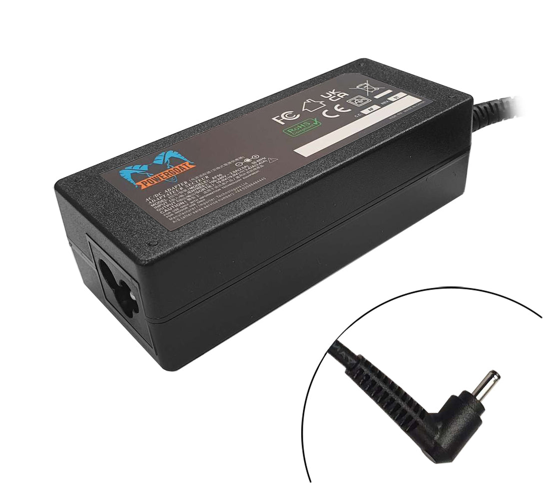 Replacement Powergoat 19V 3.42A 4.0mm x 1.2mm / 1.35mm Pin Size