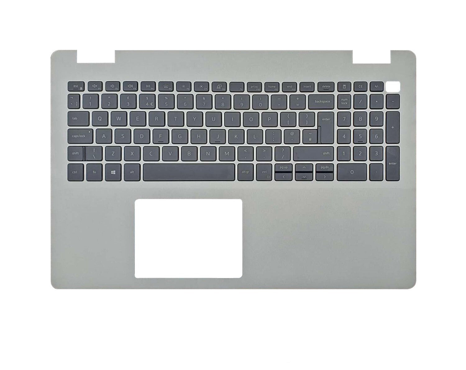 Silver palmrest for Dell Inspiron 15 5593 laptop replacement part