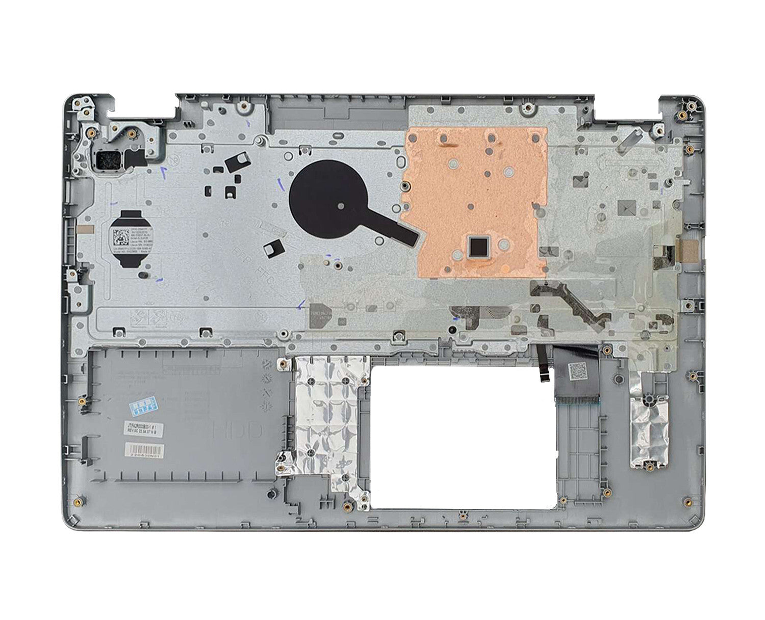 Dell Inspiron V5JHC 0V5JHC Palmrest Silver Replacement UK Keyboard