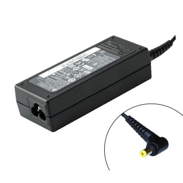 REPLACEMENT 19V 3.42A 65W AC LAPTOP POWER ADAPTER CHARGER 5.5MM X 1.7MM PIN SIZE ASPIRE E5 411 P32N