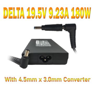 REPLACEMENT 19.5V 9.23A 180W AC LAPTOP POWER ADAPTER CHARGER 4.5MM X 3.0MM PIN SIZE DELTA ADAPTERS